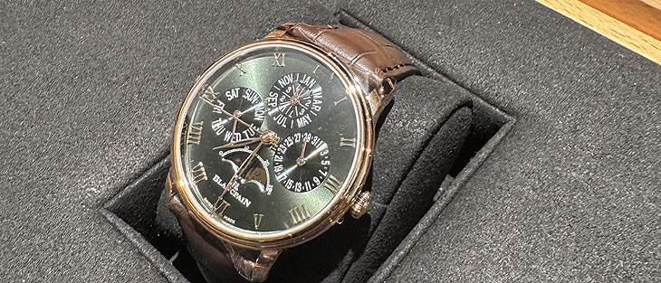 Die Villeret Quantième Perpétuel wurde am 29.02.2029 in der BLANCPAIN Boutique München präsentiert (©Foto: Martin Schmitz) 